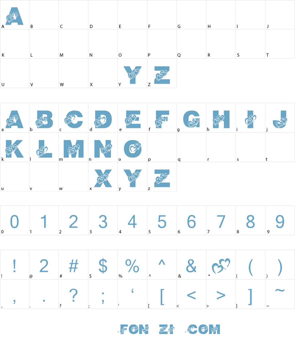 LMS School Girl Crush Font Character